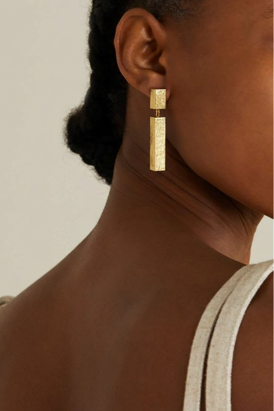 Column Drop Earrings