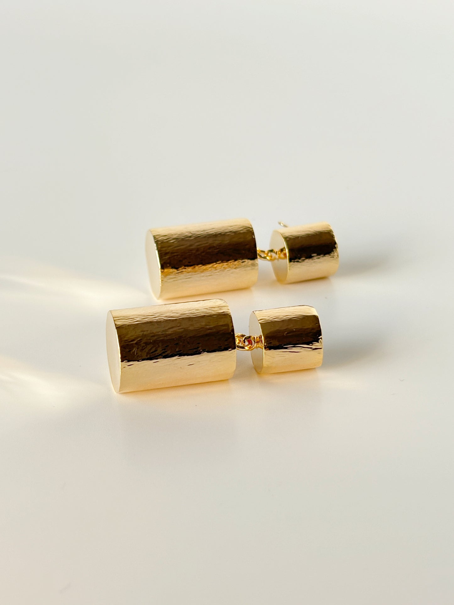 Cylinder Drop Earrings