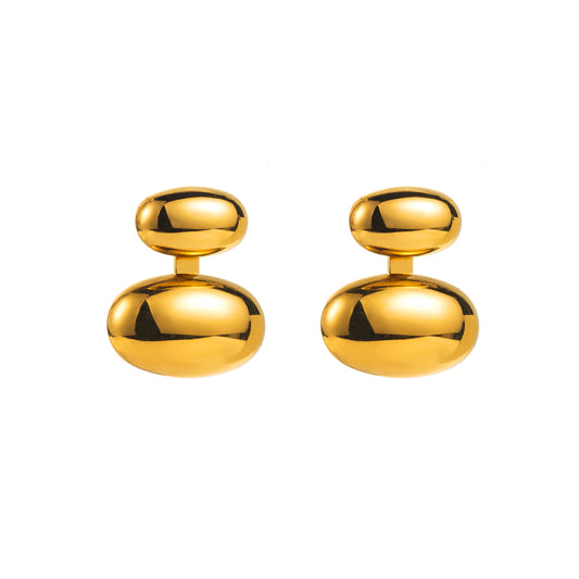 Double Pebble Studs