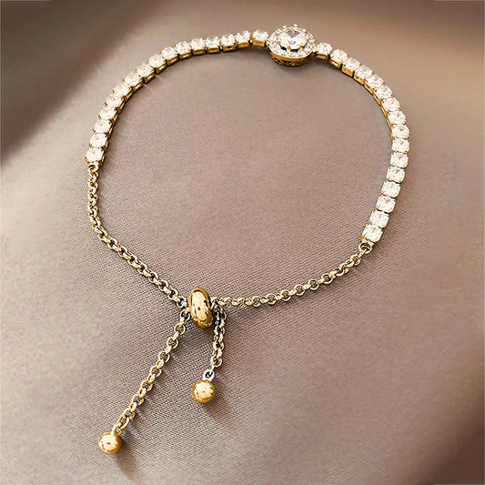 Ella Halo Tennis Bracelet