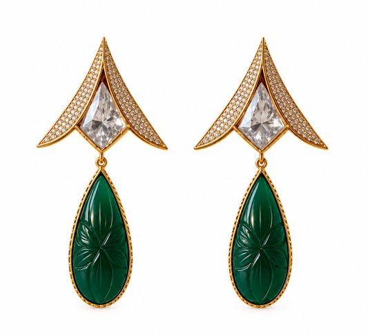 Emerald Veil Drops