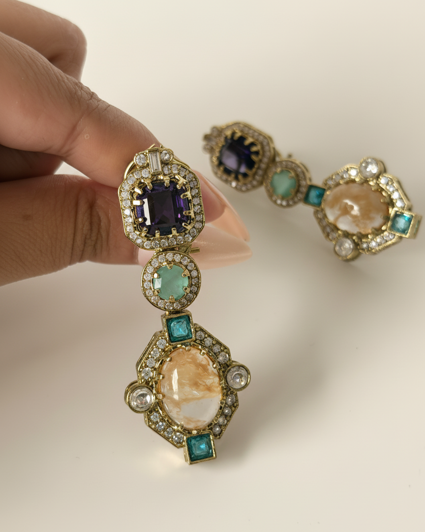 Amethyst Sunrise Dangles