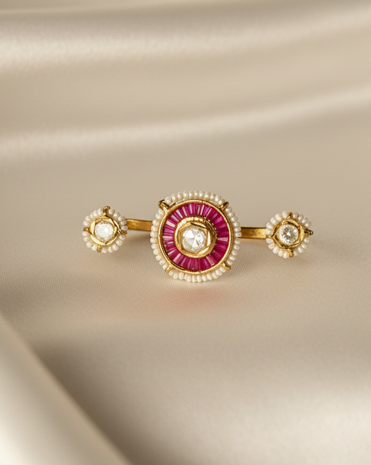Jodha Double Ring