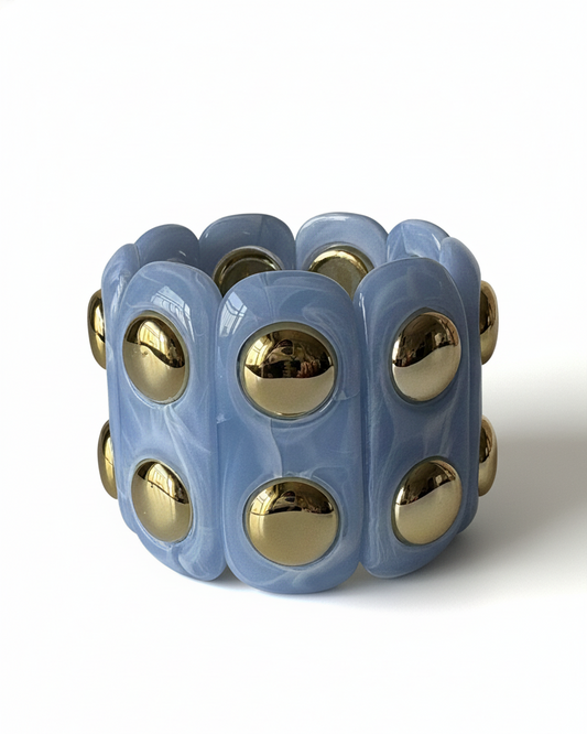 Chunky Gold Dot Cuff