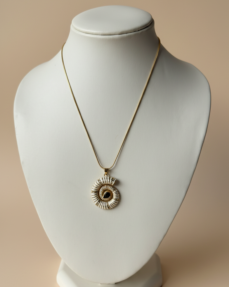 Ocean Scroll Pendant