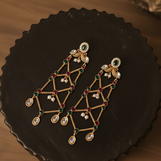 Saanjh Kundan Danglers
