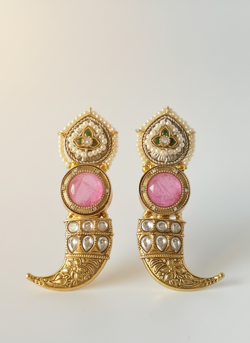 Rajputana Crescent Cuffs