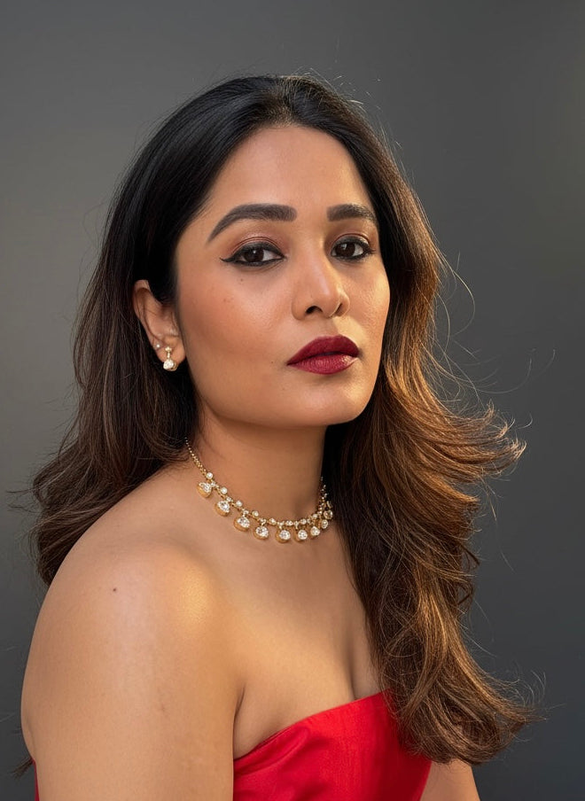 Polki Dewdrops Necklace Set