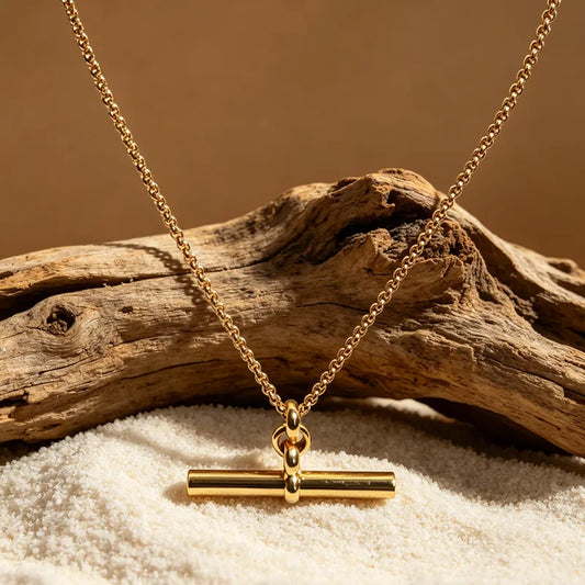 Gia T-Bar Necklace