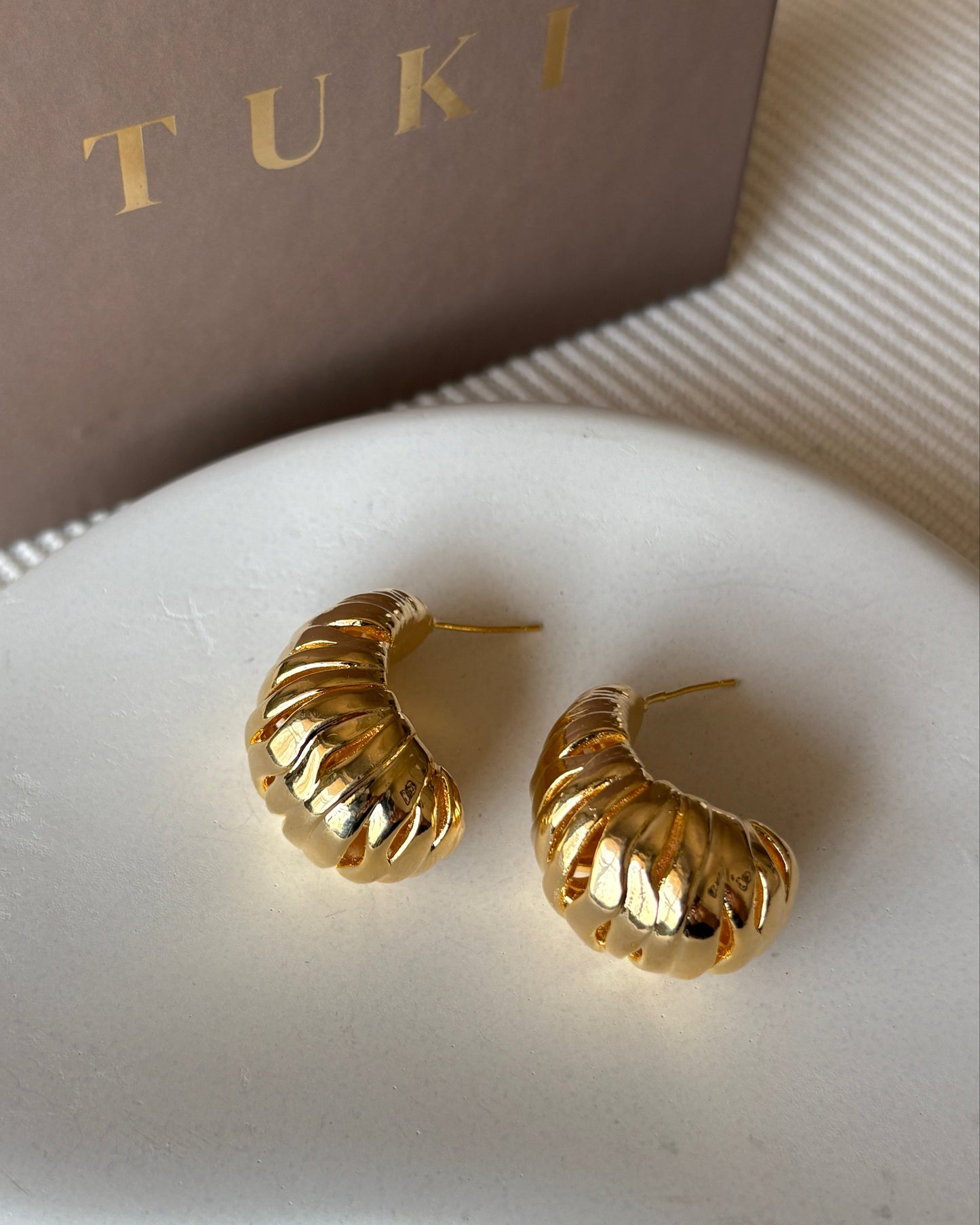 Grande Croissant Studs