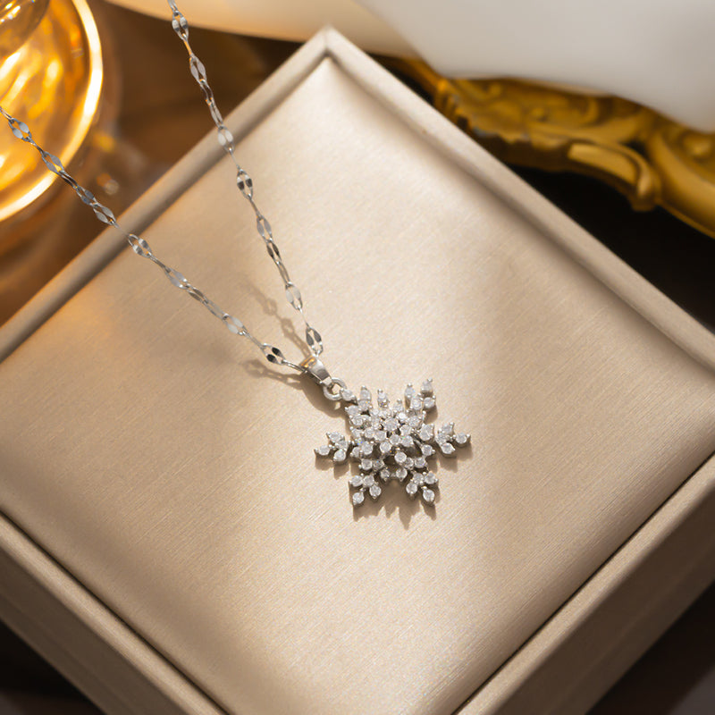 Mia Snowflake Necklace