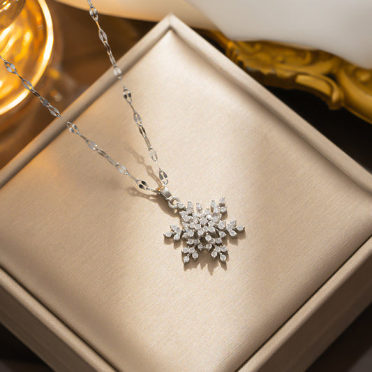 Mia Snowflake Necklace