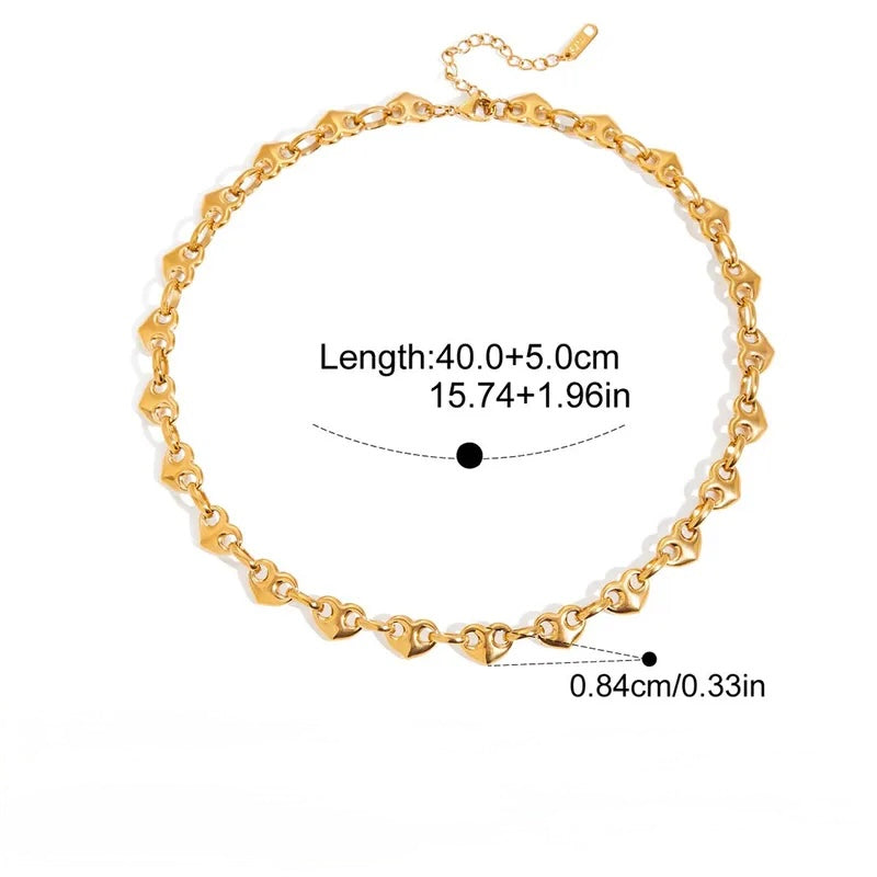 Juliet Heart Link Choker