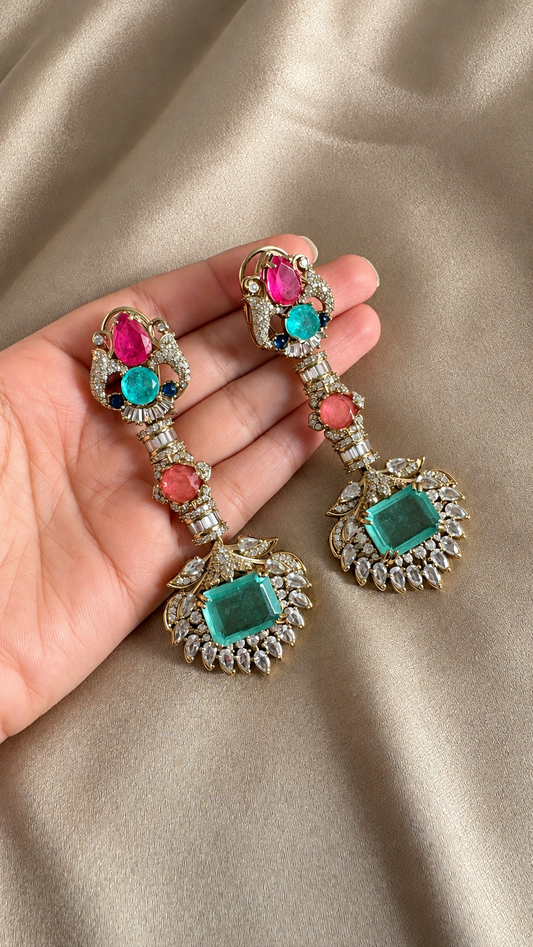 Nayantara Earrings (Mint)