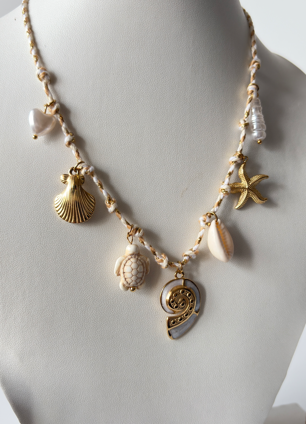 Seaside Traveler Charm Necklace