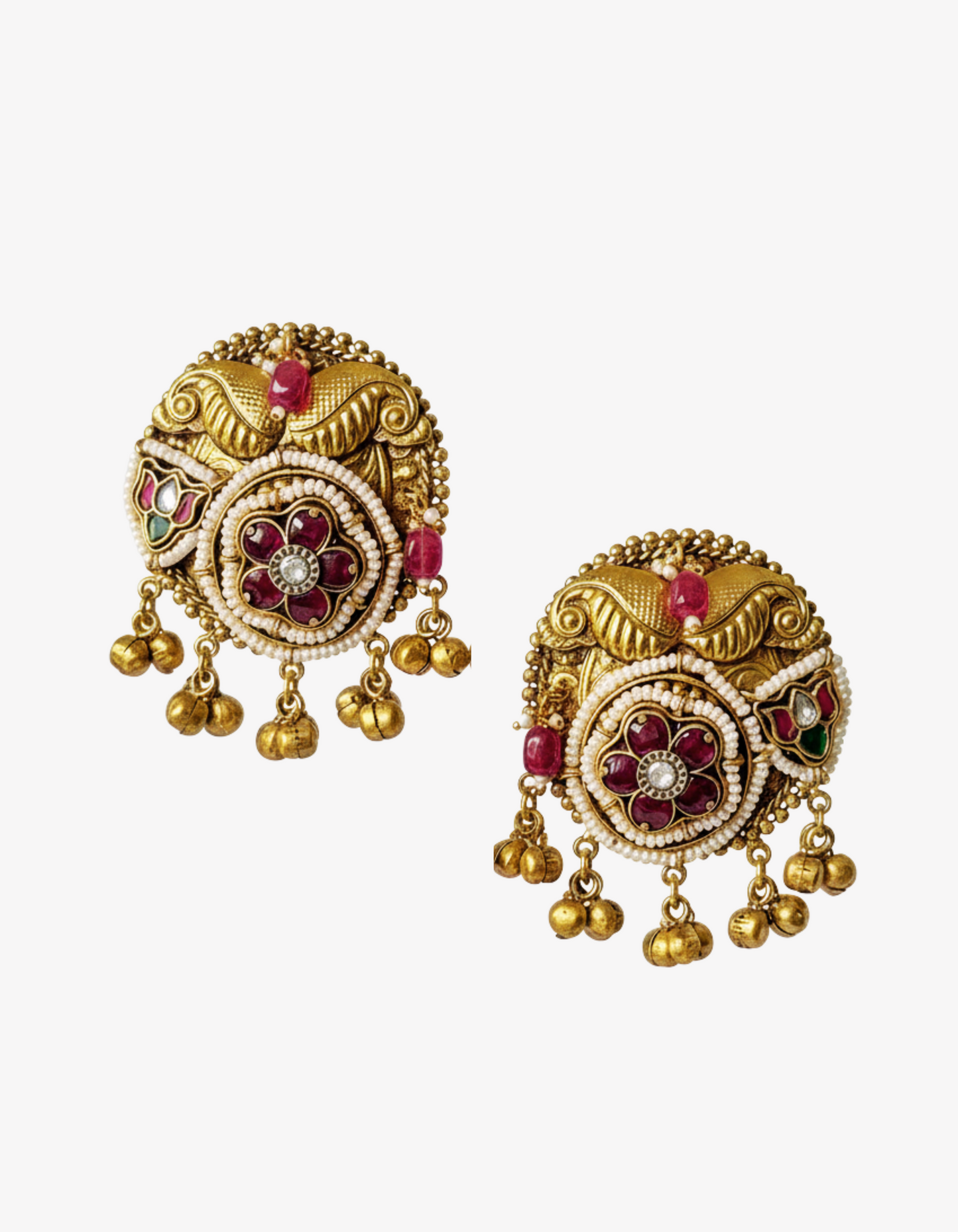 Antique Disc Earrings
