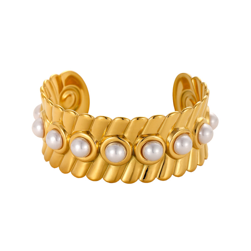 Regal Pearl Cuff