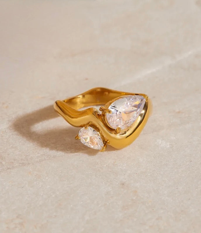 Amy Double Stone Ring