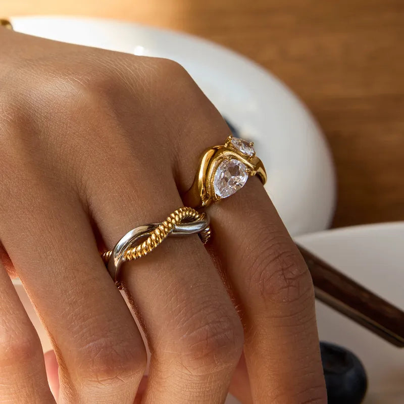 Amy Double Stone Ring