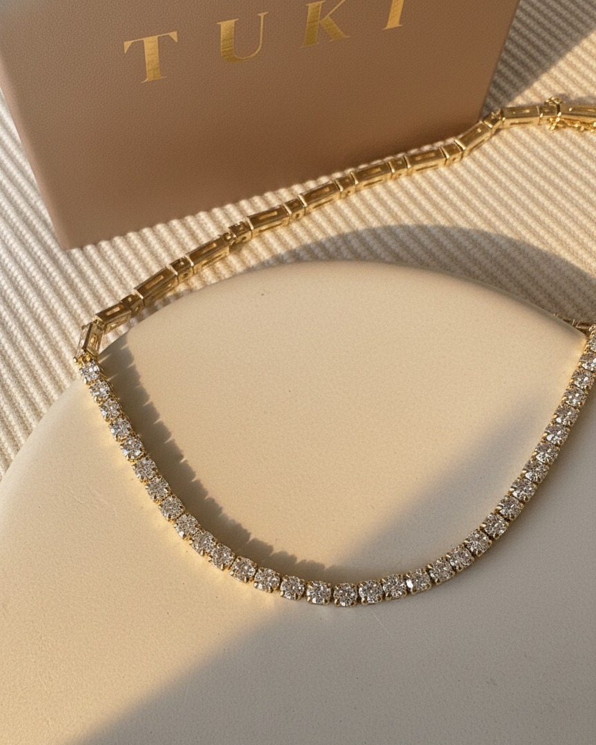 Emily Tennis Necklace