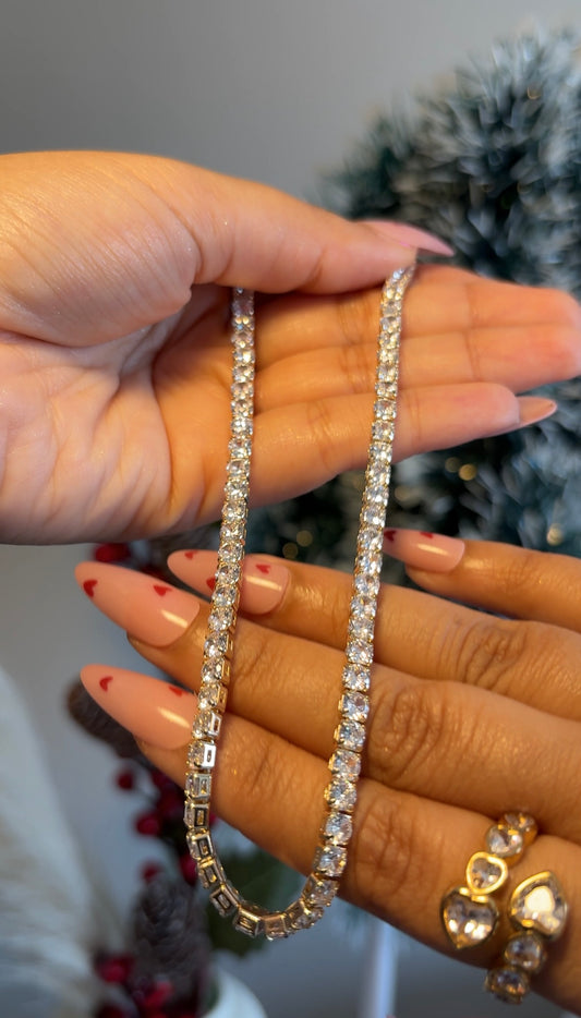 Emily Tennis Necklace