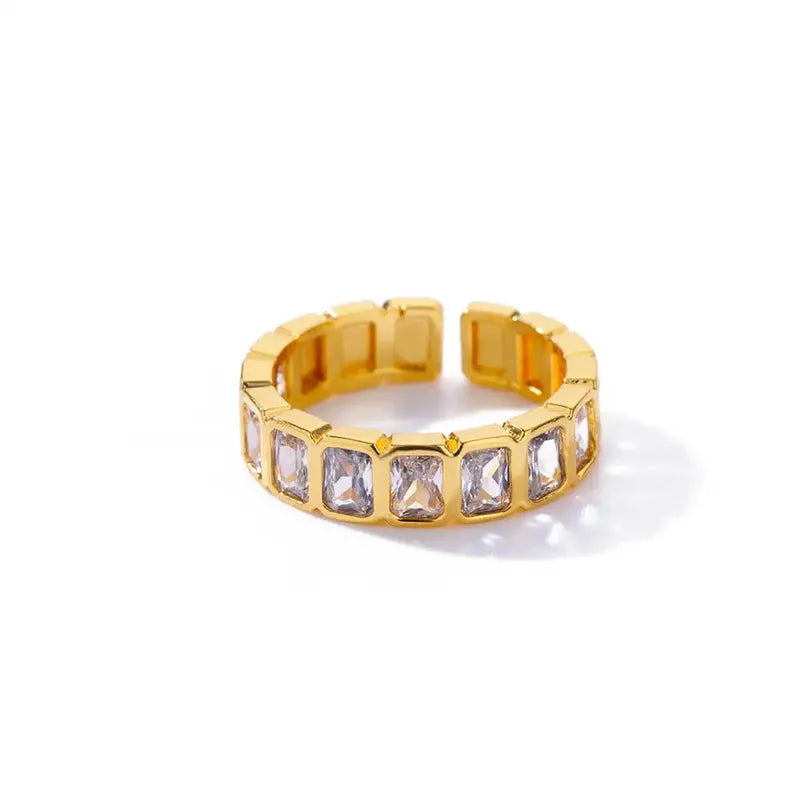 Baguette Row Ring