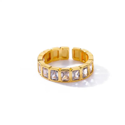 Baguette Row Ring