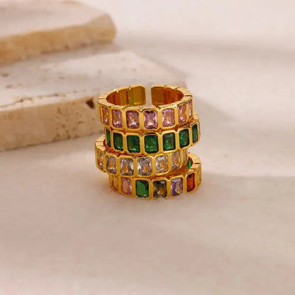 Baguette Row Ring