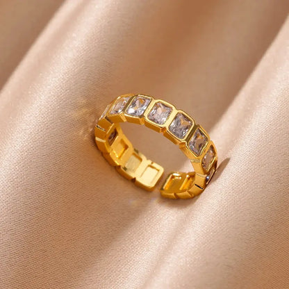 Baguette Row Ring
