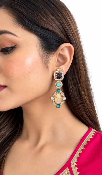 Bahar Multi-Stone Drops