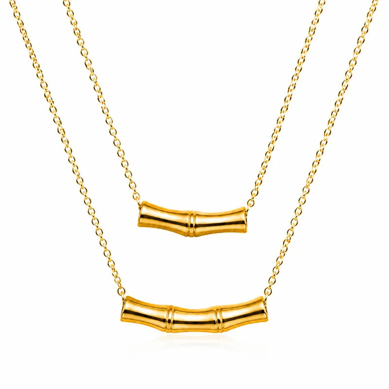 Bamboo Layered Necklace