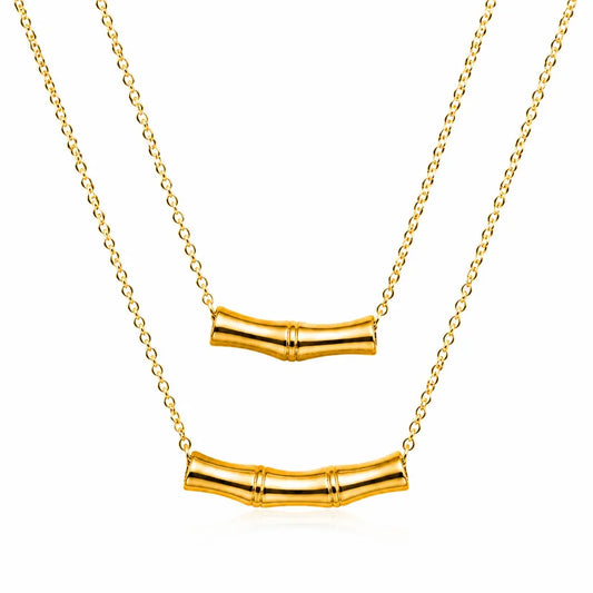 Bamboo Layered Necklace