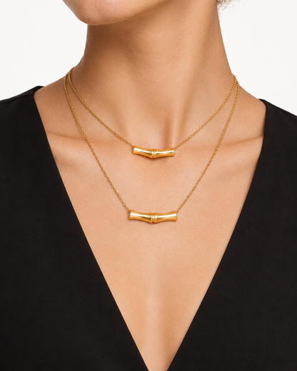 Bamboo Layered Necklace