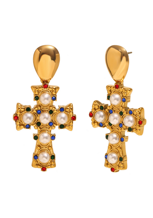 Beatrice Byzantine Earrings