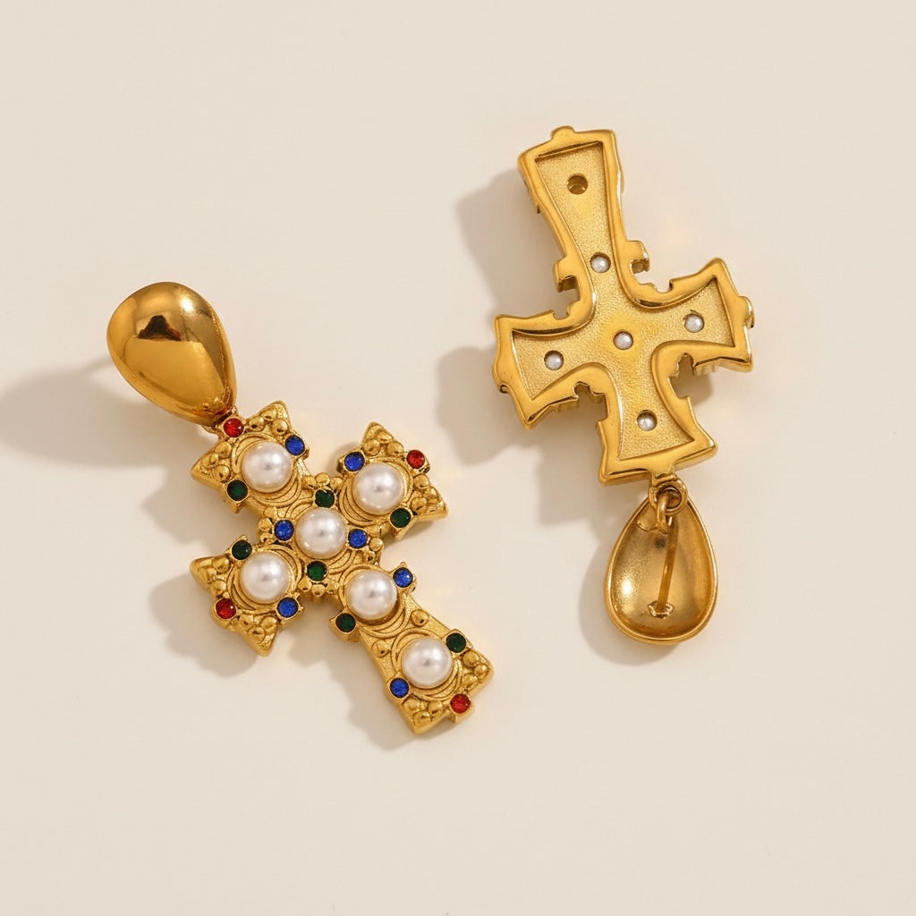 Beatrice Byzantine Earrings