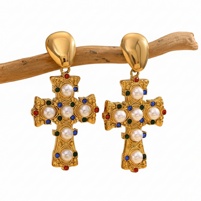 Beatrice Byzantine Earrings