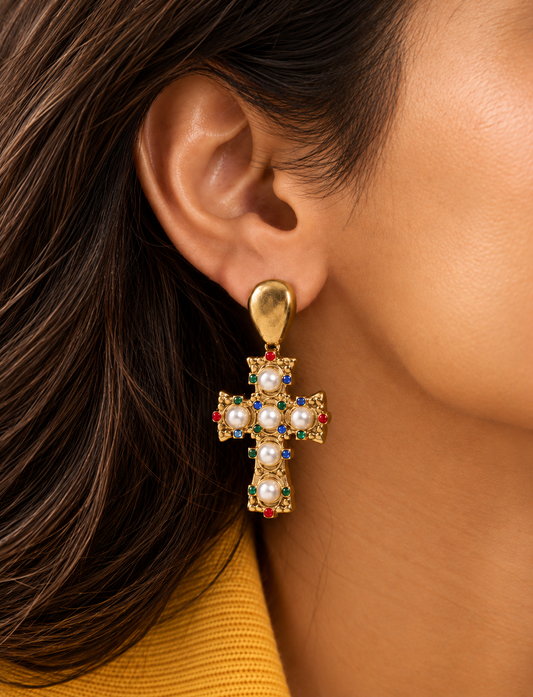 Beatrice Byzantine Earrings