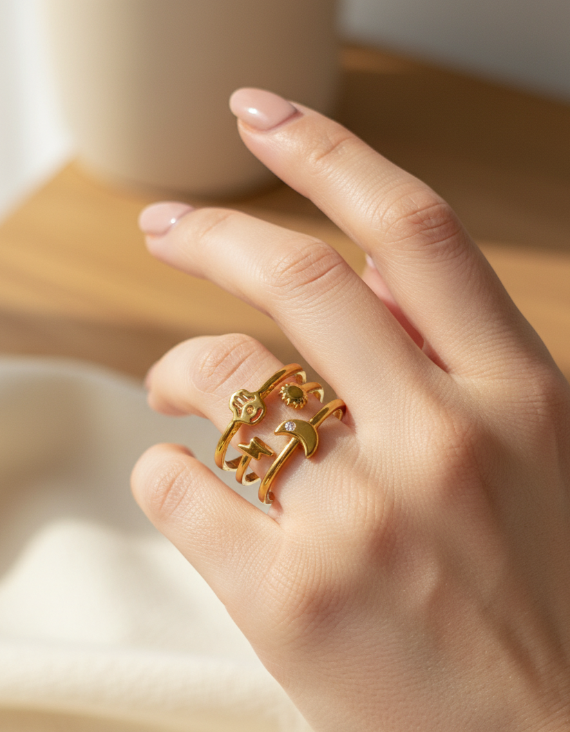 Celestial Charm Ring
