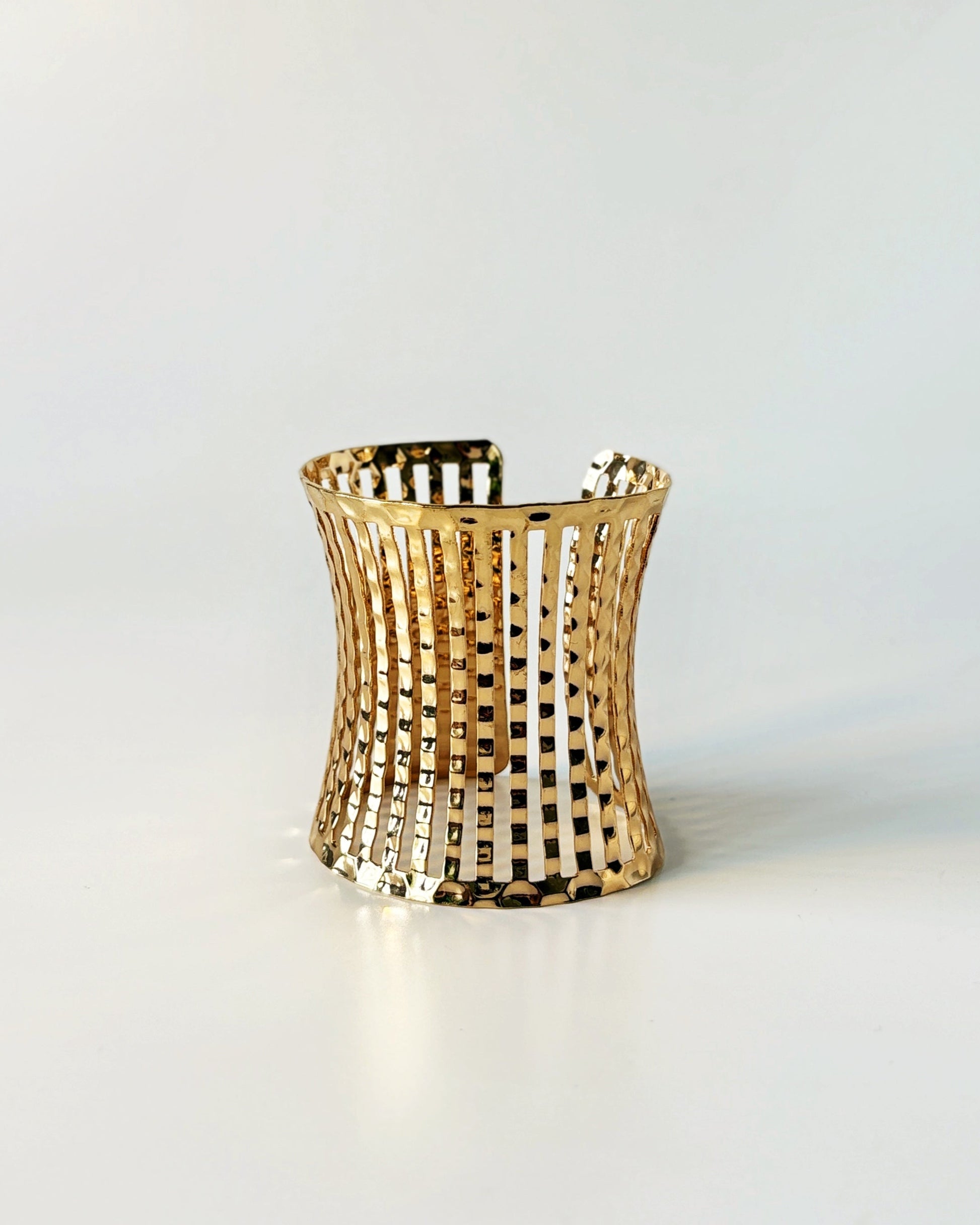 Gold bracelet cuff 