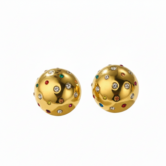 Confetti Globe Studs
