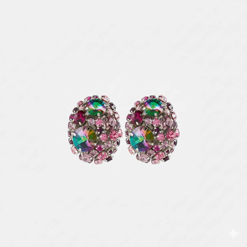 Couture Confetti Clip-on Studs