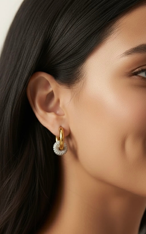 Diana Halo Earrings