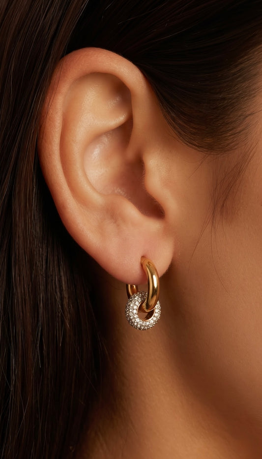 Diana Halo Earrings