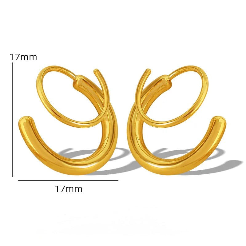 Double Illusion Hoops