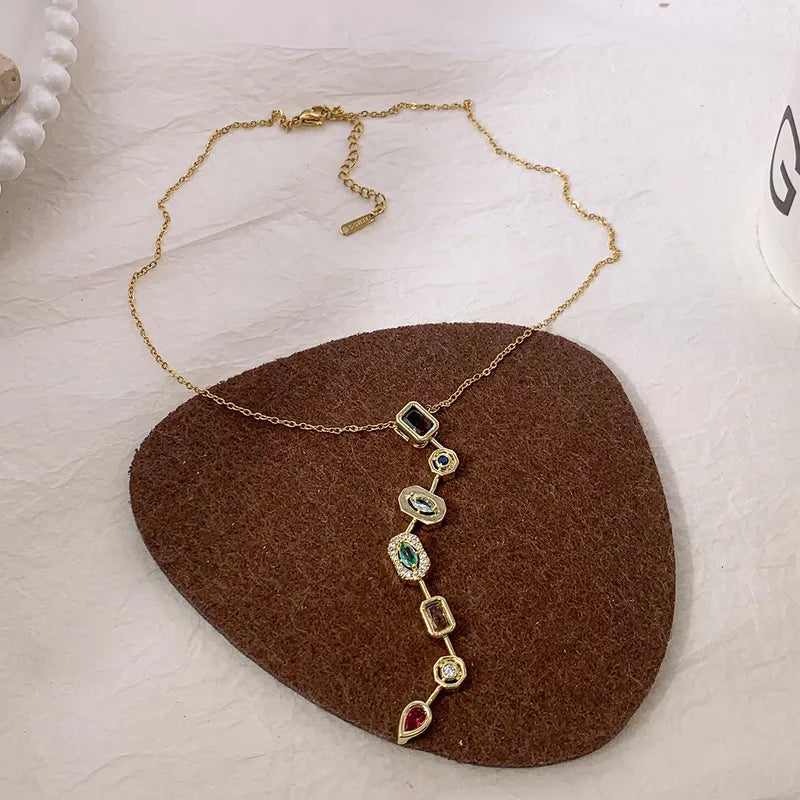 Seven Stone Journey Necklace