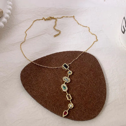 Seven Stone Journey Necklace