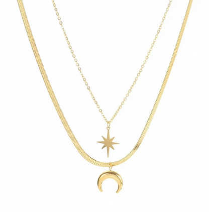 Ella Eclipse Layered Necklace