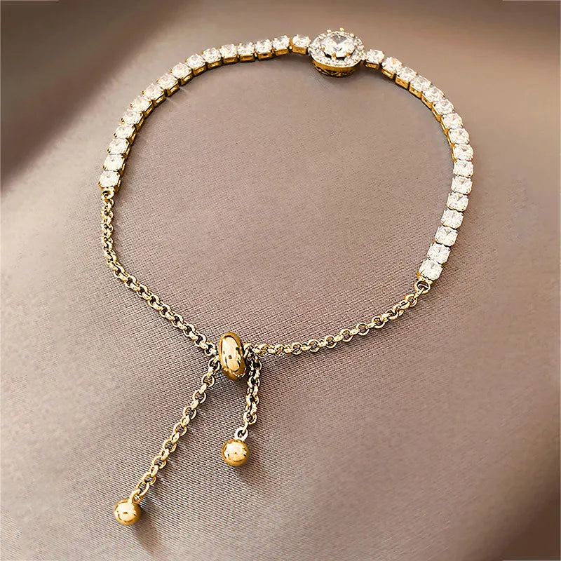 Ella Halo Tennis Bracelet