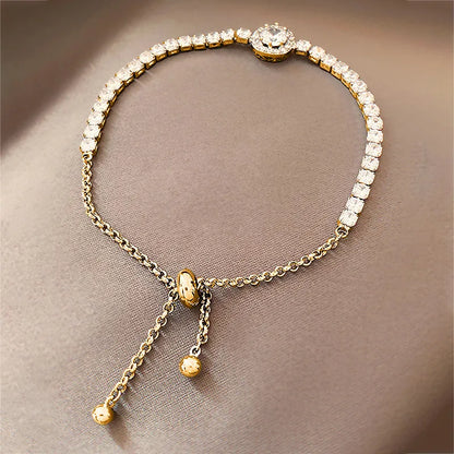 Ella Halo Tennis Bracelet