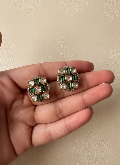 Emerald Jaali Choker Set